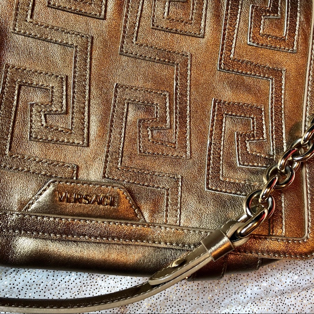 Versace gold purse - Picture 4 of 8